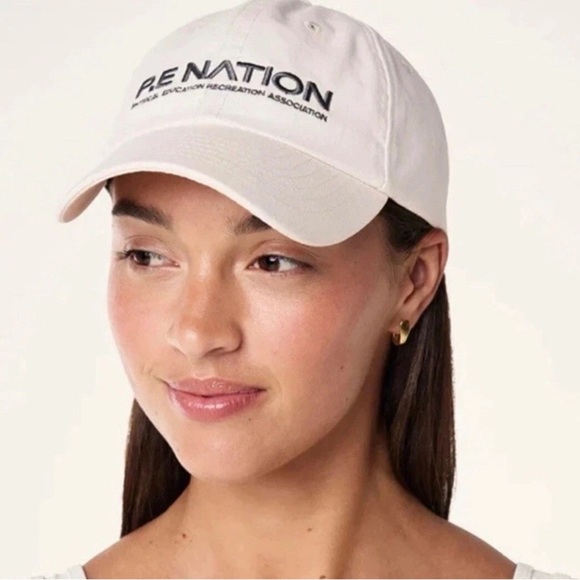 P.E Nation Accessories - PE Nation Worldwide Logo Homage Cap in Blush NWT One Size Fits All